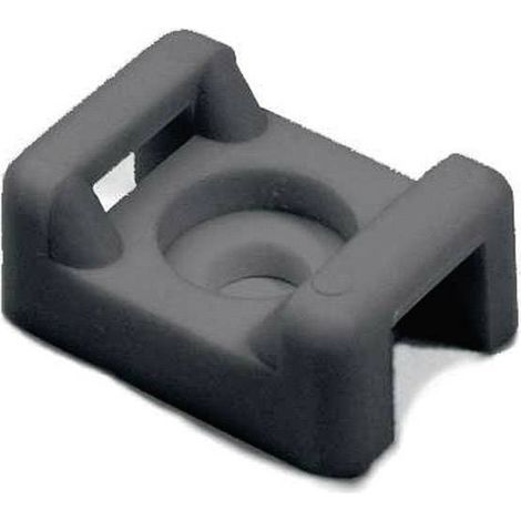 HellermannTyton CTM0-PA66-BK Embase de fixation vissable, à riveter 151-30300 noir 1 pc(s) R049971 (1/2)