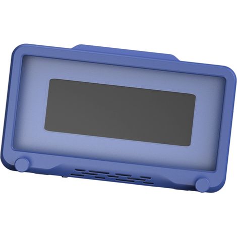 Support de téléphone portable pour douche, salle de bain, rotatif à 360°, sans perçage, étanche, fixation murale, bleu (1/5)