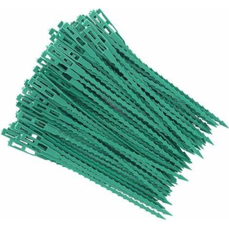 80 Pcs Accroche-Tuteurs pour Tomates Arbres Tuteurs de Plantes Attache et Soutien Réglable pour Plantes Serre-câble Lien en Plastique pour Jardinage Bricolage (1/5)