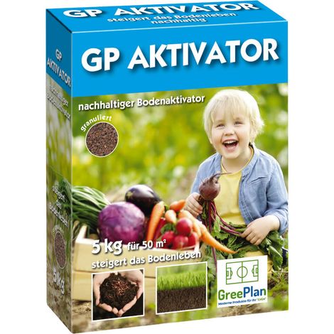 Greenplan Activateur de sol 5 kg Activateur de sol Amendement de sol Additif pour sol