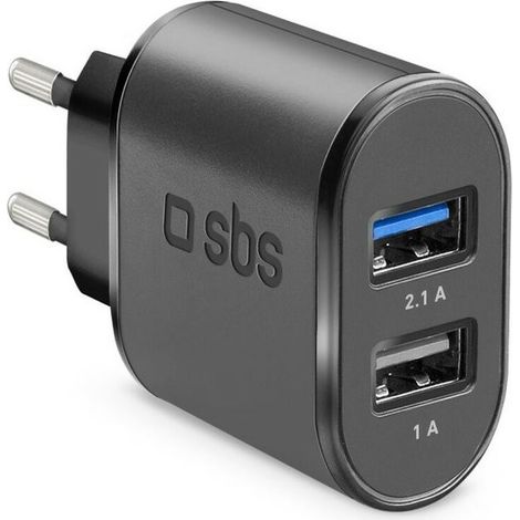 SBS Travel Charger 100/250V 2100mAh fast char