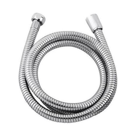 Duschschlauch aus Edelstahl. 2 m, verchromt (verpackt). (1/5)