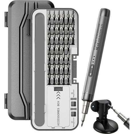 Tournevis Électrique Multifonctionnel Réparation Tournevis Électrique de Précision Tournevis USB Portable Multifonctionnel (1/5)