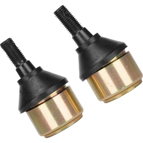 Lot de 2 Rotules Inferieures 7080927 Acier Chrome Caoutchouc Compatible POLARIS SCRAMBLER SPORTSMAN (1/5)
