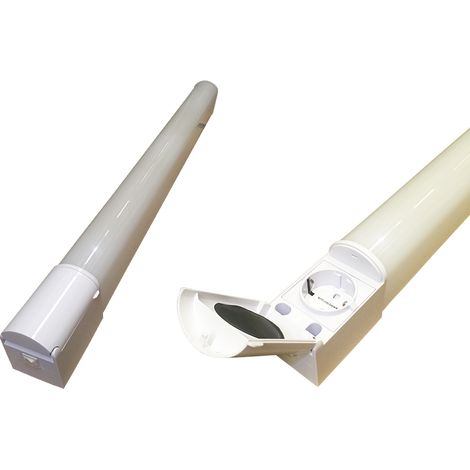 APLIQUE DE BAÑO CON TOMA DE CORRIENTE SCHUCKO 15W 4000K IP44 BLANCO