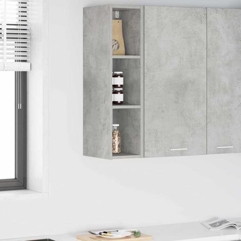 Hanging Cabinet Concrete Grey 20 x 29.5 x 80 cm Engineered Wood vidaXL (1/5)