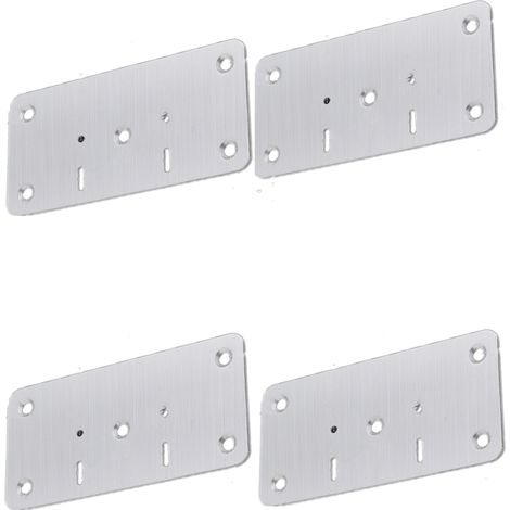 Plaque de réparation pour charnières de meubles pack de 4