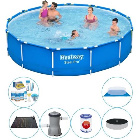 Bestway Bestway Steel Pro Ronde - 396x84 cm - 7-pièces S21610