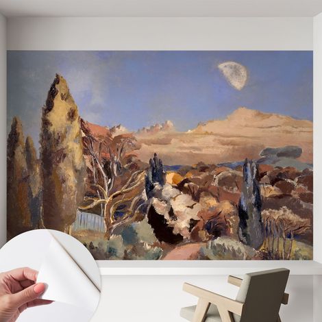 Papier peint autocollant adhésif avec imprimé motifs uniques apparence moderne Paysage forestier 152x104 cm (1/5)