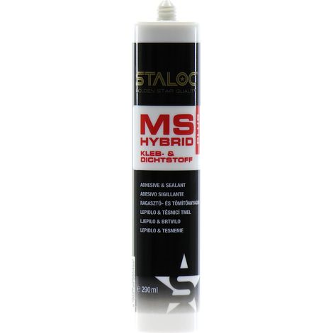 STALOC Premium Kleb- und Dichtstoff MS Hybrid plus weiß 290 ml (1/5)