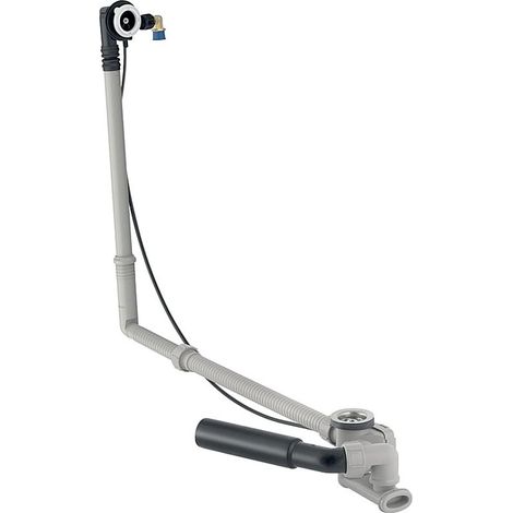Geberit Badewannenablauf mit Drehbetätigung, Zulauf, Länge 73cm Außendurchmesser 40/50mm (1/5)