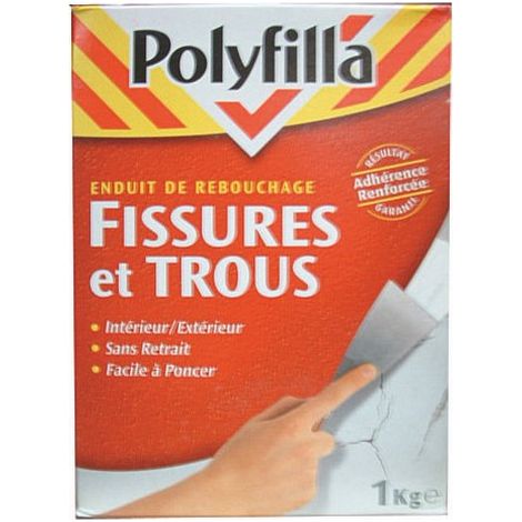 Füllspachtel Pulver für Innen/Außen, Löcher und Risse, 1 kg – Polyfilla
