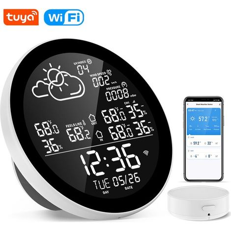 Tuya Stazione Meterologica Smart WiFi con Orologio (1/4)