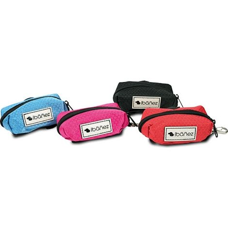 Distributeur de sacs à caca PREMIUM, en tissu résistant, grande capacité, disponible en quatre couleurs aléatoires (1/5)