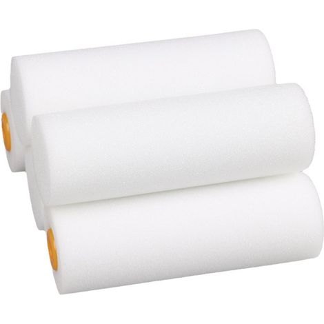Rouleau à Peinture Mousse Superfine Professionnel 10cm Rouleau de Peintre pour Peinture à Base de Solvant 10pcs (1/3)