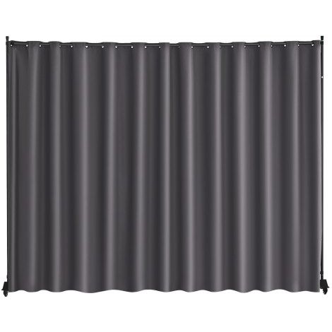 Cloison de séparation en tissu séparateur de pièce portable avec (1/5)