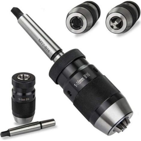Mandrin de perceuse sans clé 1-16 mm B16 Mandrin de perceuse sans clé pour tour (1/4)