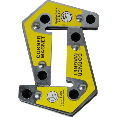Équerres magnétique Aimant de soudage puissant et solide Réglage de l'angle de 90° et 60° Force de traction maximale 13.5kg/30 lbs Lot de 2 (1/5)