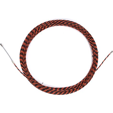 Câble en acier inoxydable à double toron, rouge et noir, gainé de 30 m, pour grue à tour d'ascenseur (1/5)