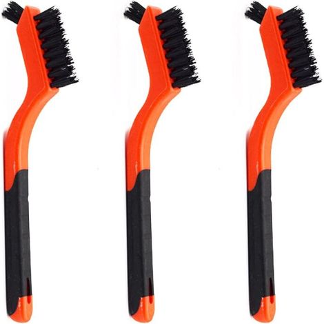 Lot de 3 brosses de nettoyage en nylon pour éliminer la rouille dans les trous