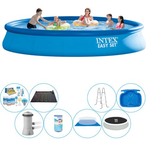 Intex Piscine Easy Set Ronde - 457x84 cm - 8-pièces S20284 (1/5)