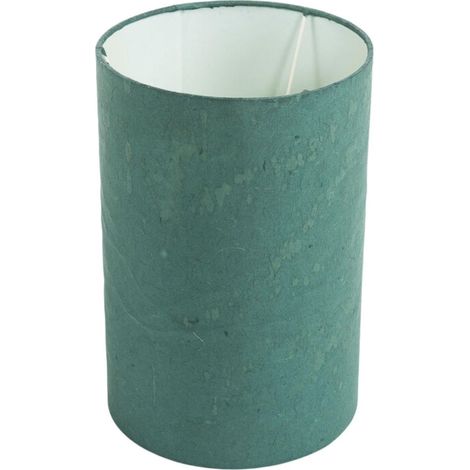 Paralume azzurro in carta di riso, 30 cm
