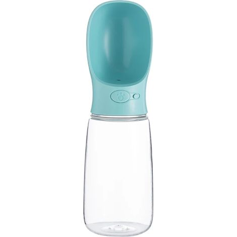 Bouteille d'eau portable pour chien, bouteille de voyage de marche de chien de 550 ml, cadeau de chien de tasse à boire en plein air pour animaux de compagnie