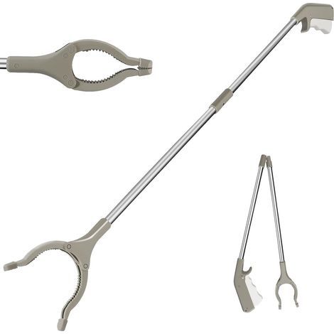 83cm Outils de Ramassage, Pince de Ramassage Pliante, Pince de Préhension Extension Pliable, pour Prise de la Corbeille, Ramassage des Déchets, Déchets de Jardin (1/5)