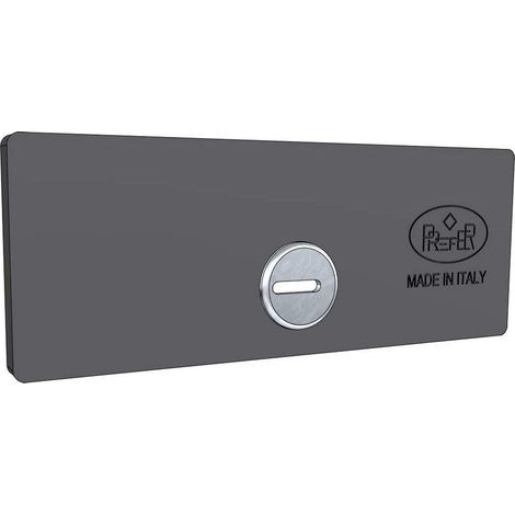 Plaque extérieure de sécurité pour serrure à cylindre rond. (1/2)