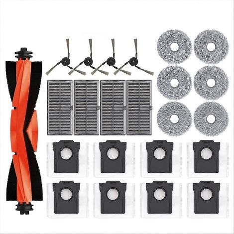 Pour S30 Pro Ultra / X40 Pro balayeuse consommables brosse principale, brosse latérale (1/5)