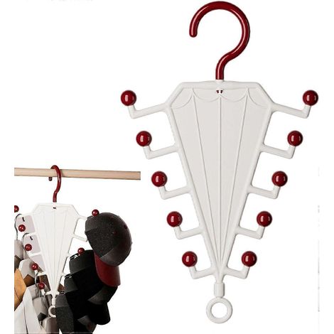 Appendiabiti Gala, salvaspazio, a doppia faccia, verticale, a forma di V  Appendiabiti per armadio, adatto per camere da letto e appartamenti. (1/5)