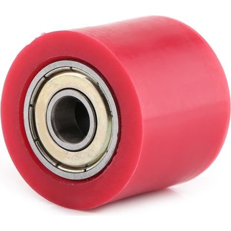 10-mm-Antriebskettenrollen-Gleitringspanner-Radführung für Straßenmotorräder, ATVs und Motorräder, Rot (1/4)
