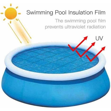 Bâche à Bulles - - Ø180cm - Protection UV - Film Imperméable - Isolation Thermique (1/3)