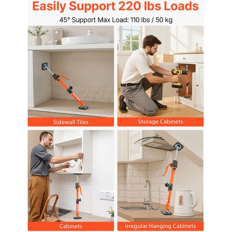 Étai de Soutien Télescopique 40-60 cm Poteau de Support Réglable (1/5)