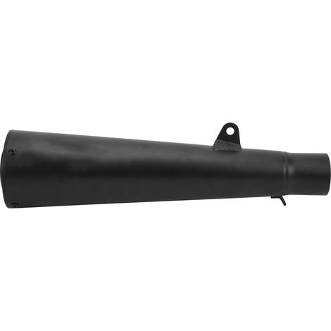 Pot universel 2en1 pour moto, silencieux tube d'échappement de rechange pour Kawasaki ZX14 2006-2011, noir, double sortie (1/5)
