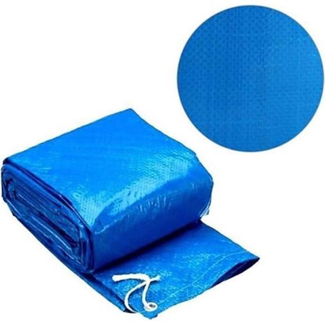 Poolabdeckung – Durchmesser 183 cm – Staub- und wasserdicht – Blau (1/3)