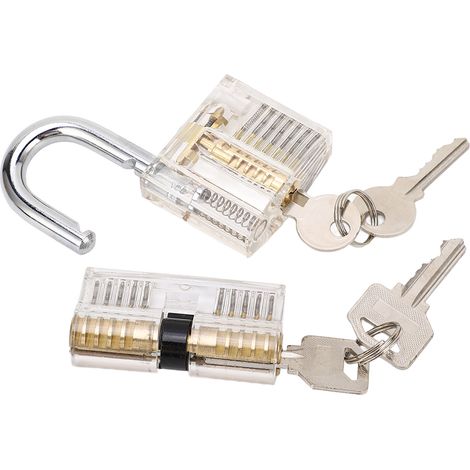 Cadenas avec clés, robuste, en laiton, pour coffre-fort, idéal pour armoire, salle de sport, maison, école ou bureau. (1/5)