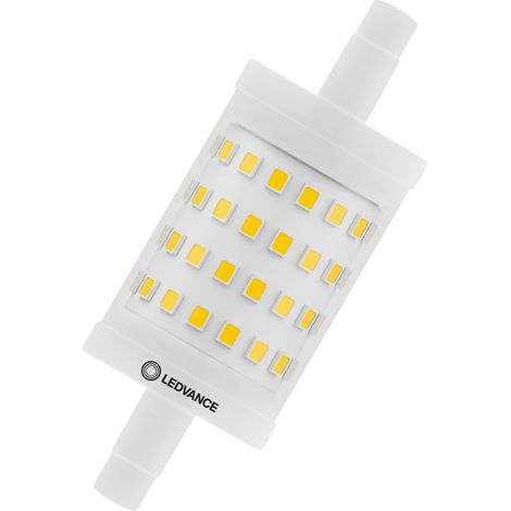 LEDVANCE LED PERFORMANCE R7S DOUBLE EXTRÉMITÉ 78 MM TRANSPARENT 9,5 W 1055 LM - 827 EXTRA BLANC CHAUD INTENSITÉ VARIABLE - REM (1/3)