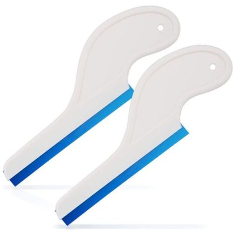 Tergivetro per auto con lama flessibile in silicone e accessorio per l'acqua, strumento per la pulizia e il lavaggio dei vetri dell'auto, set da 2 pezzi.