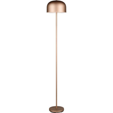Lampada da terra LED ricaricabile, metallo, caffè, H 147 cm, Jeff (1/5)