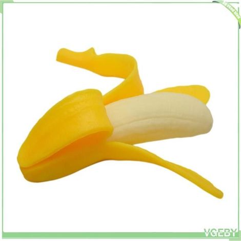 Jouet anti-stress - FAFEICY - Banane pelable - TPR - Portable - Amusant (1/5)