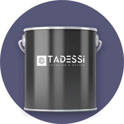 TADESSI Wall Select Wandfarbe Violett - Mitternachtsblau - abwaschbare Innenfarbe matt - Dispersionsfarbe - Geruchsarm und Lösemittelfrei (1/5)