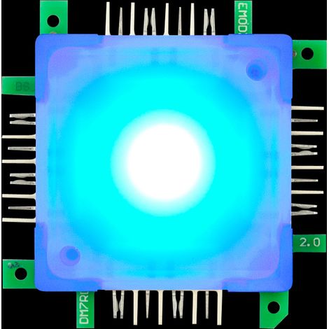 Leuchte allnet brick'r'knowledge LED blau vielseitig