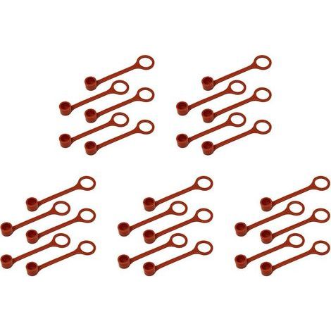25X Couvercle de Buse en Silicone Haute Température pour Équipement de Cuisine, Couvercle de Protection en Silicone (1/4)