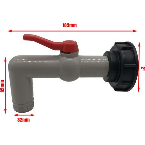 Robinet de sortie IBC IBC vannes de sortie à bille adaptateur de réservoir IBC accessoires de réservoir IBC robinet pour réservoir IBC réservoir d'eau de pluie vannes de réservoir IBC
