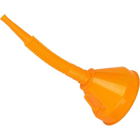 Entonnoir automobile flexible pour motos et voitures, accessoire pour essence et huile à large ouverture. (1/5)