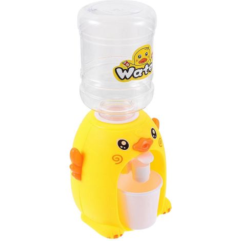 Mini distributeur d'eau jaune pour enfants (1 pièce) (1/5)