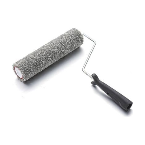 Brosse à rouleaux avec poignée en plastique