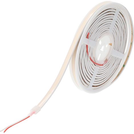 Tira Flexible LED Corte Libre 12W/M 24VDC COB 528 Leds/M 1400Lm/M IP65 6000ºK 5 Metros