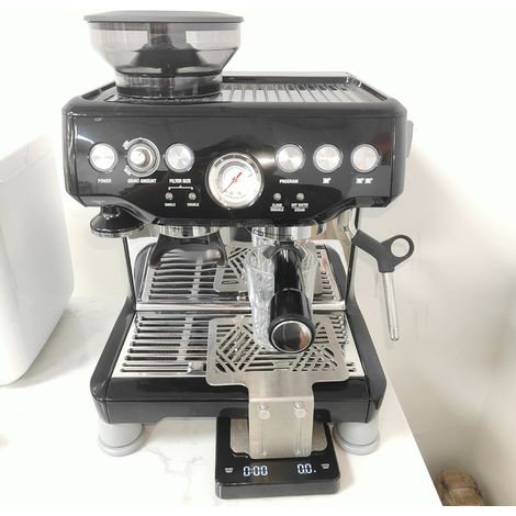 Wiegeständer für italienische Kaffeemaschine, elektronische Waage, verstellbarer Wiegeständer für Extraktionsmaschinen (1/5)
